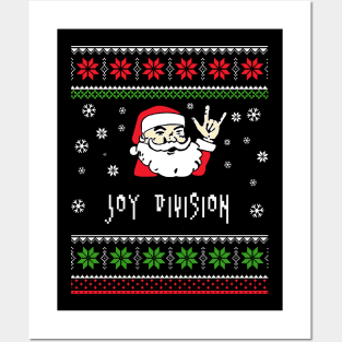joy division santa metal Posters and Art